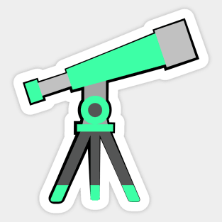 Telescope - Vector Illustration Sticker